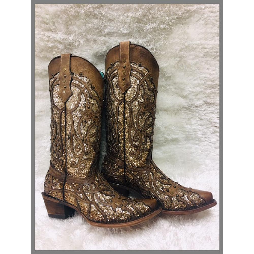 Corral women's orix hot sale glitter inlay boots