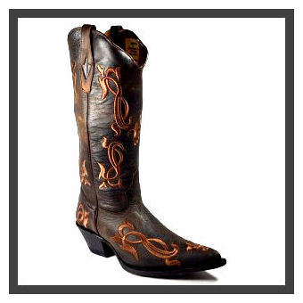 Gypsy Girl "Cancun" Chocolate Leather Boot
