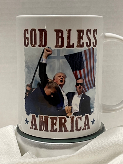 Trump Coffee Cup - Fight Fight Fight