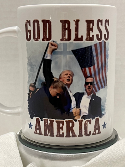 Trump Coffee Cup - Fight Fight Fight