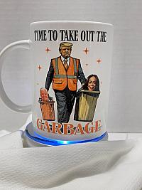 Trump Coffee Cup - Taking Out the Garbage